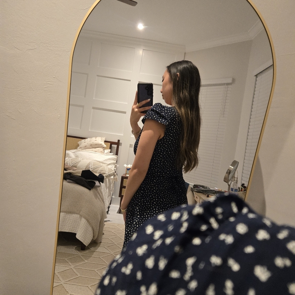 Brandy Melville Robbie Dress Wrap Tie Floral Print Size Small - Picture 2 of 2